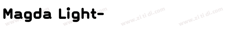 Magda Light字体转换